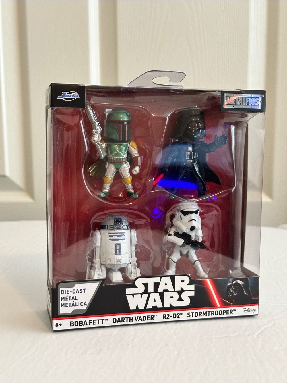 Jada Metalfigs Star Wars Figures Boba Fett Vader R2-D2 Stormtrooper New Sealed